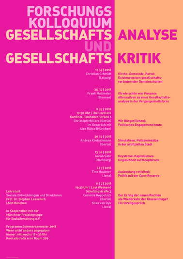 Sommersemester 2018 L